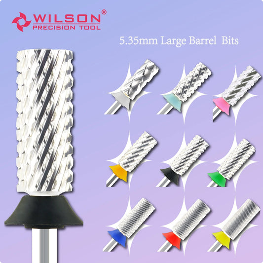 WILSON Karbid-Fräser Small Barrel – Gelentfernung & Maniküre, Ø 5,3 mm