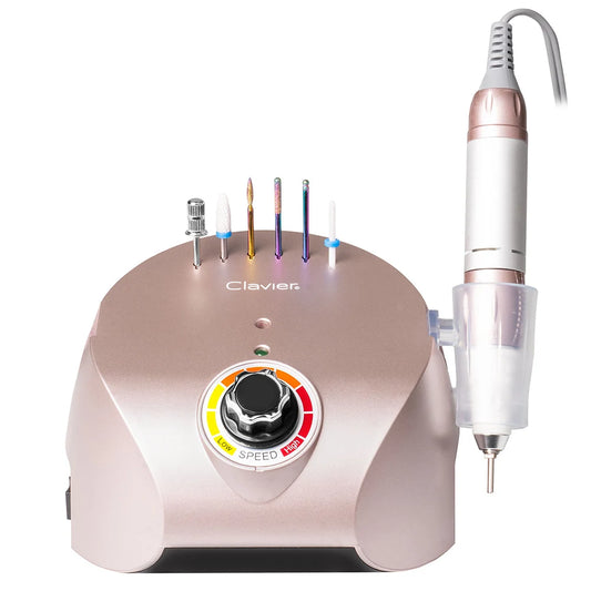 Elektrische Nagelfräse FX600 – Profi Maniküre- & Pediküregerät mit Fräserbits und Fußpedal