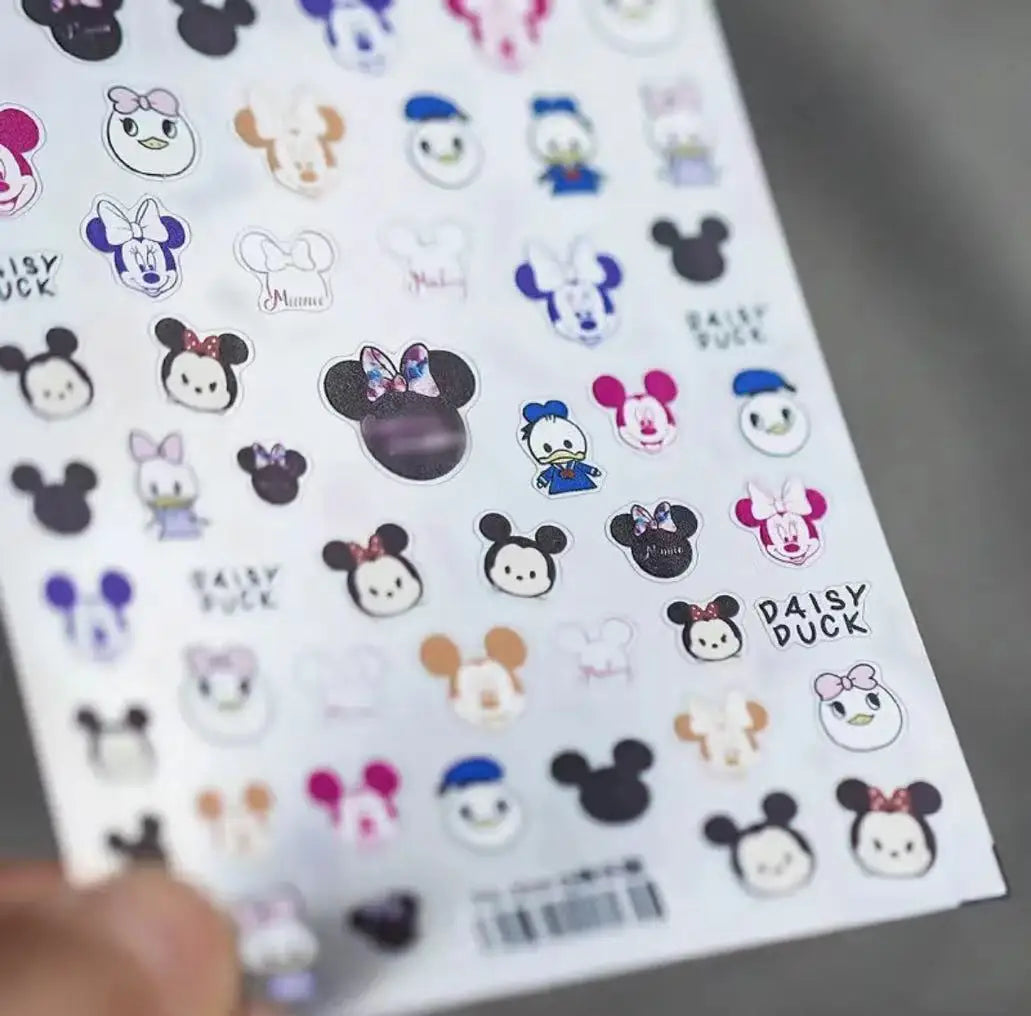 Disney 5D Nail Sticker – Zootopia & Mickey Motive für kreative Nail Art