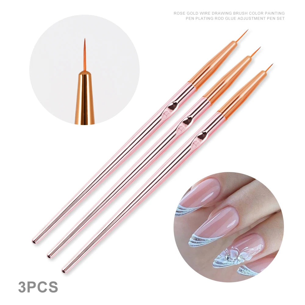 4/6/10er-Set Nailart-Stempelstifte – Blumen- & Schmetterlingsmotive für kreative Designs