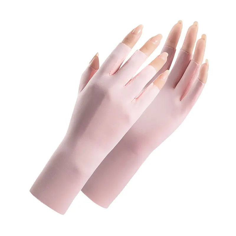 UV-Schutz Handschuhe Ice Silk – Fingerlos & Atmungsaktiv