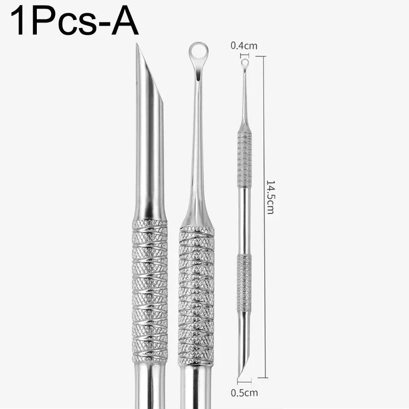 Nagelhautentferner – Doppelseitiger Cuticle Pusher aus Edelstahl