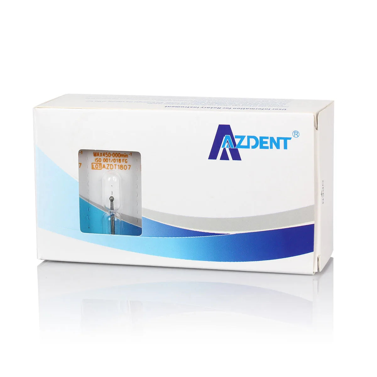 AZDENT Dental Diamantbohrer – 5 Stück, FG 1.6 mm, Medium für Turbine/High-Speed-Handstück 2