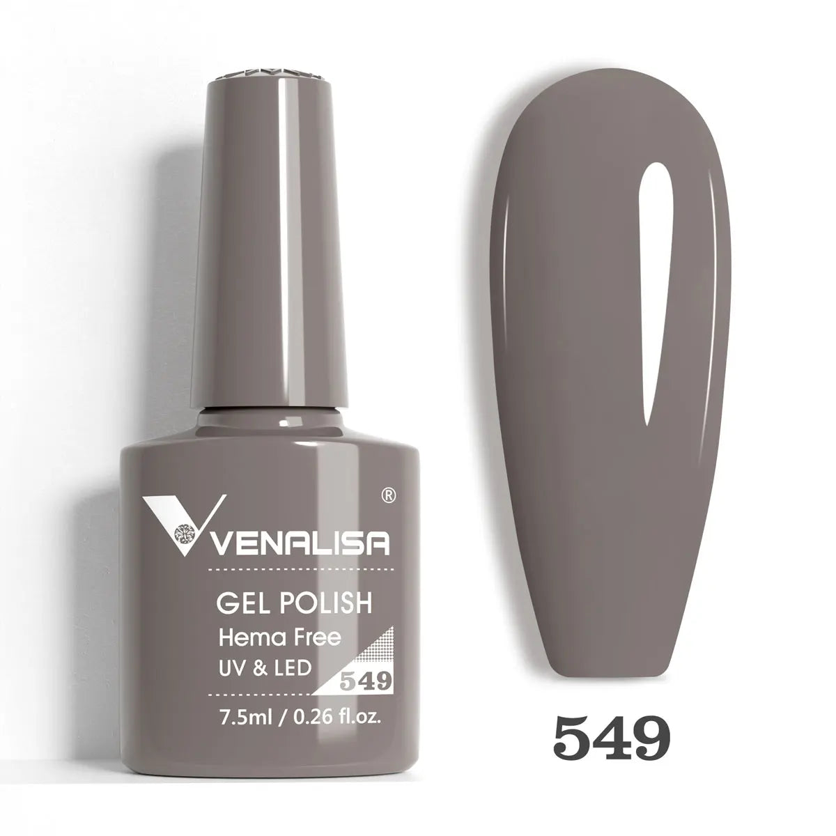 Venalisa HEMA-FREE Gel-Lack – 7,5 ml – French, Nude & Glitzer-Kollektion