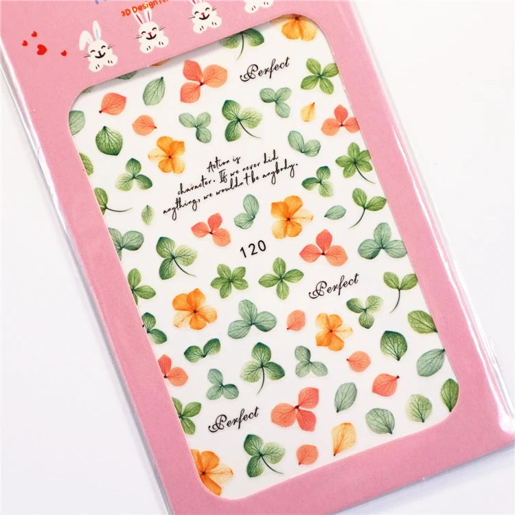 Sonnenblumen Nail Sticker – 3D Sommerblumen für kreative Nailart