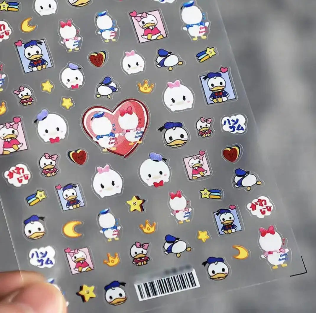 Disney 5D Nail Sticker – Zootopia & Mickey Motive für kreative Nail Art