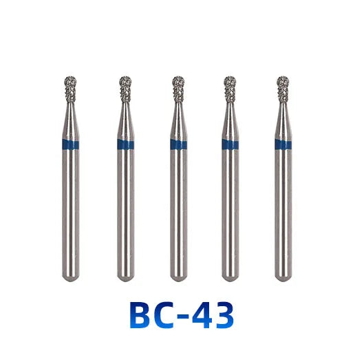 AZDENT Dental Diamantbohrer – 5 Stück, FG 1.6 mm, Medium für Turbine/High-Speed-Handstück 2