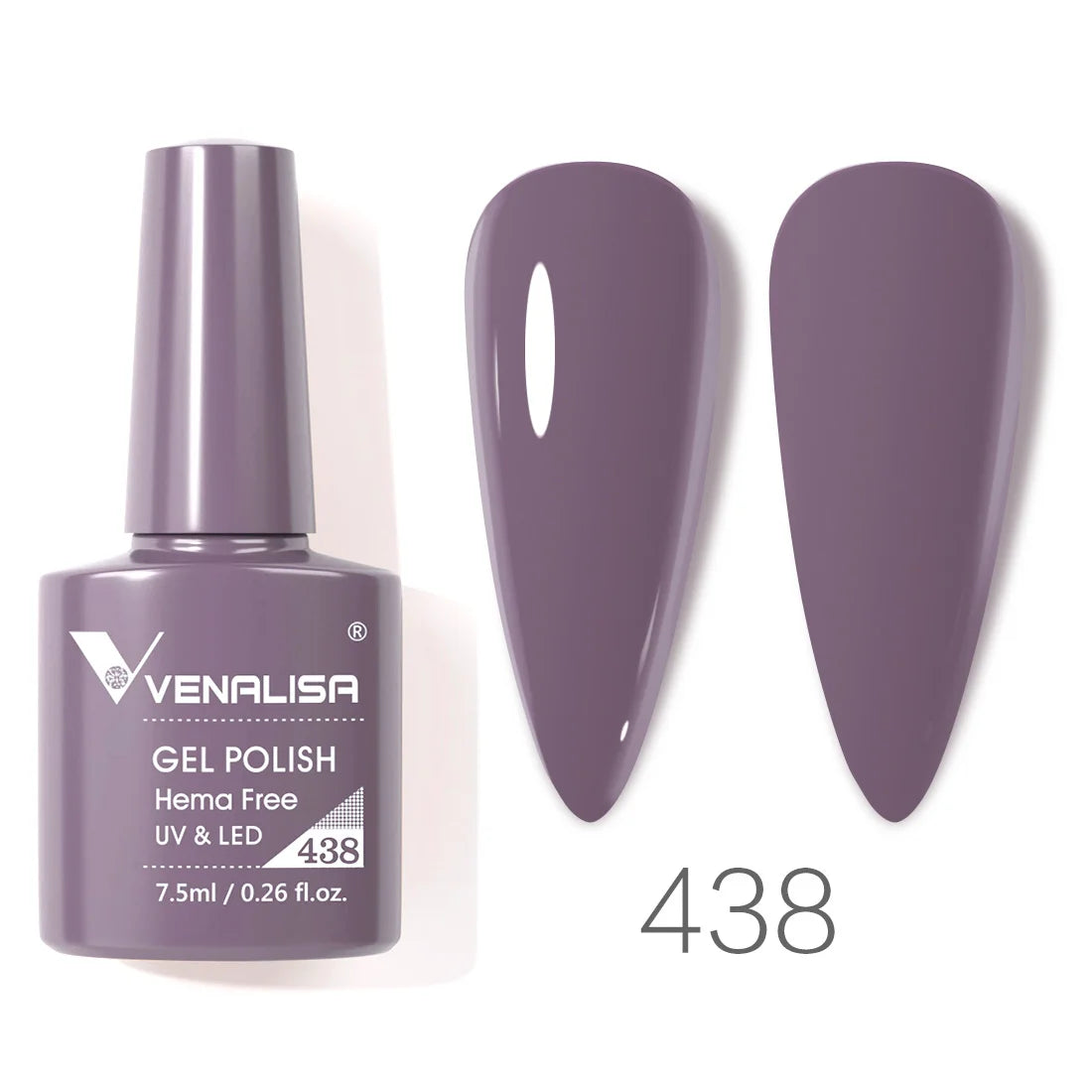 Venalisa Glitter Gel Polish – 7,5ml Rot, HEMA-frei, UV/LED, Semi-Permanent