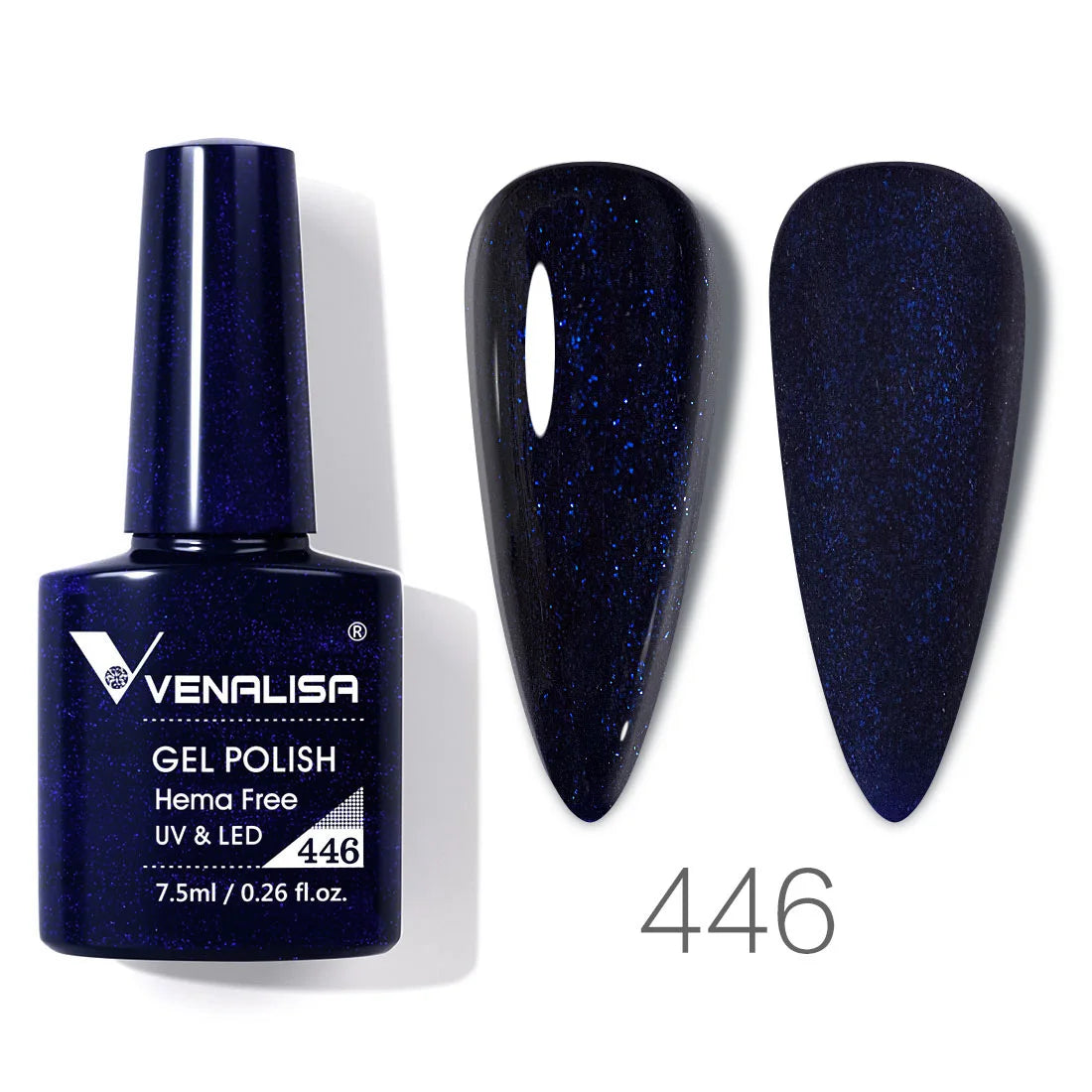 Venalisa VIP4 UV/LED Gel Polish 7,5 ml – Hochdeckender Soak-Off Nagellack 1.