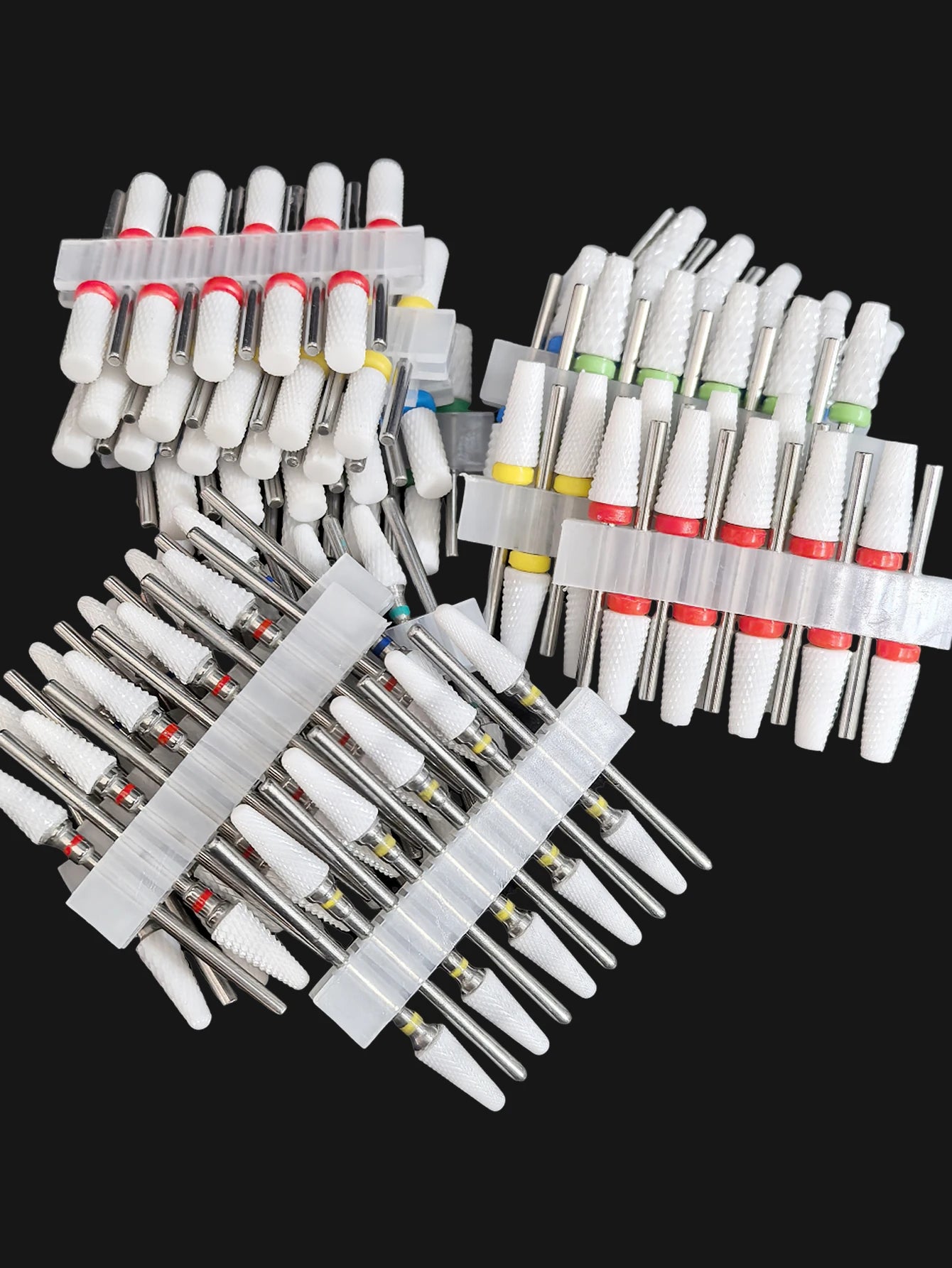 Keramik Fräser-Set – 10-tlg. für elektrische Nagelfräser, Maniküre & Pediküre