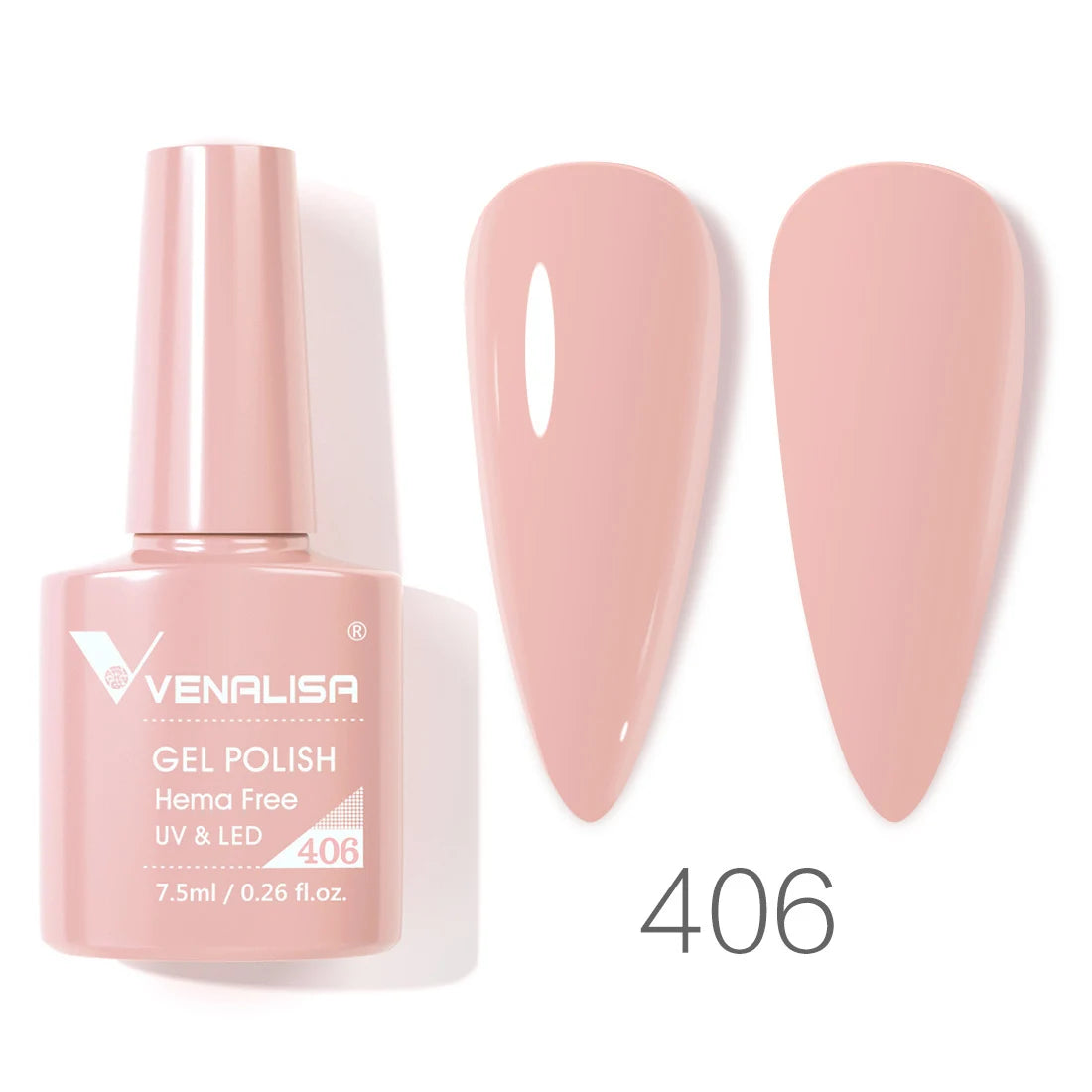 Venalisa VIP4 UV/LED Gel Polish 7,5 ml – Hochdeckender Soak-Off Nagellack 1.