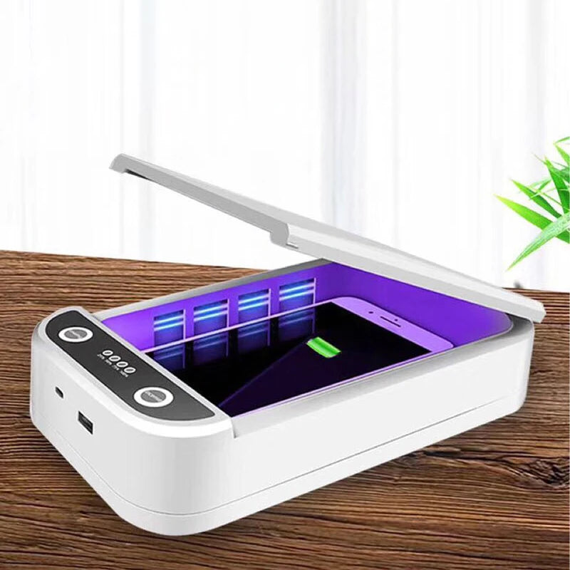 UV Desinfektionsbox mit Wireless Charger – 9W für Handy & Werkzeuge