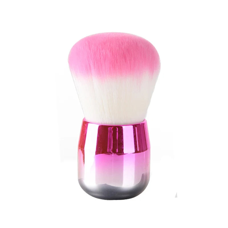 Staubbürste „Mushroom“ – Pinsel für Nagelstaub & Make-up, rund, 1 Stk