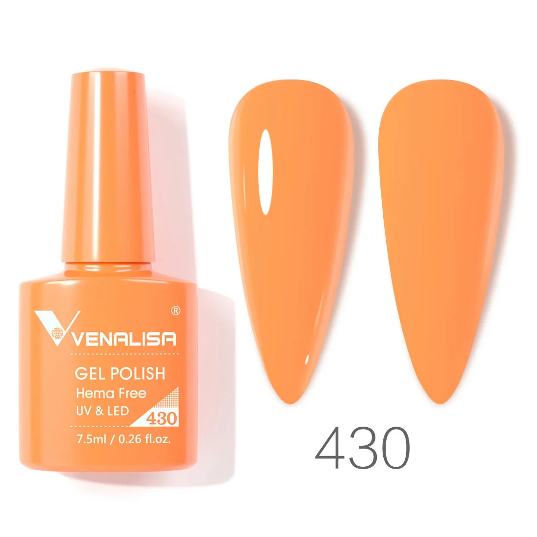Venalisa VIP4 UV/LED Gel Polish 7,5 ml – Hochdeckender Soak-Off Nagellack 1.
