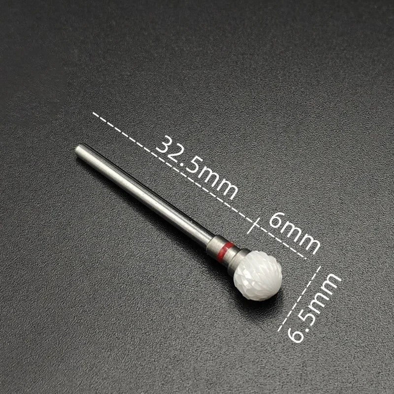 Karbide-Fräserbit (Keramikbeschichtung) – Für Gelentfernung & Feinschliff (3/32", E-Feile)