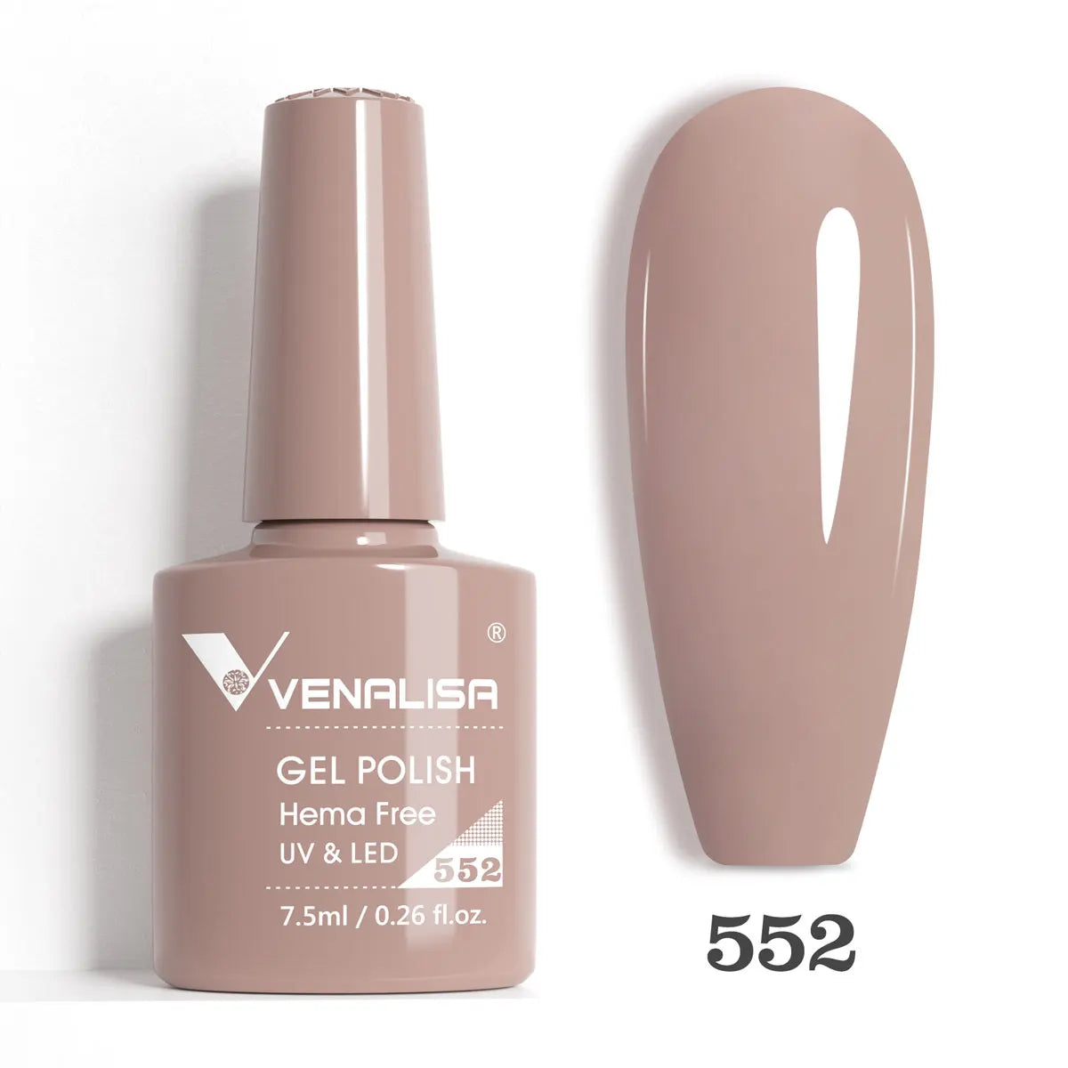 Venalisa HEMA-FREE Gel-Lack – 7,5 ml – French, Nude & Glitzer-Kollektion