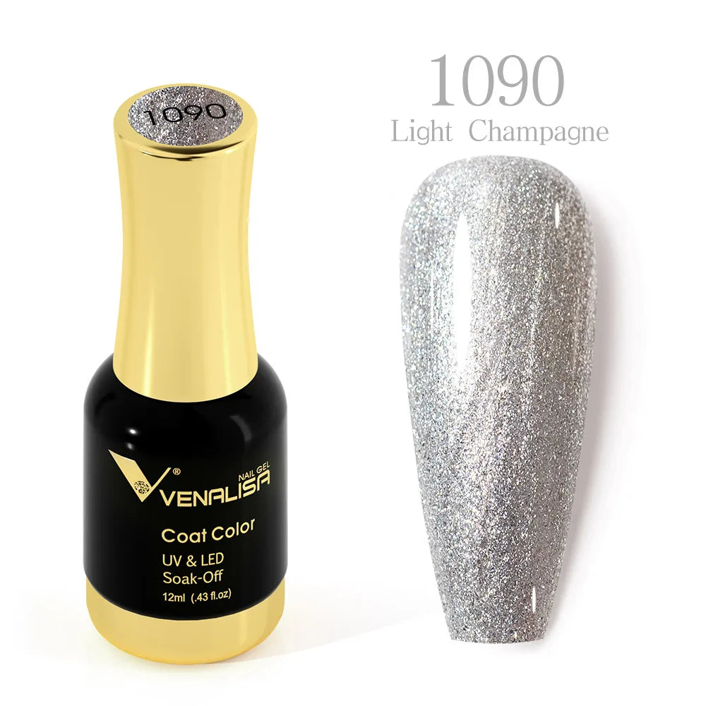 VENALISA Crystal UV Gel 12ml – French Nails, Glitzer, Pearl, HEMA-frei 1. Kollektion