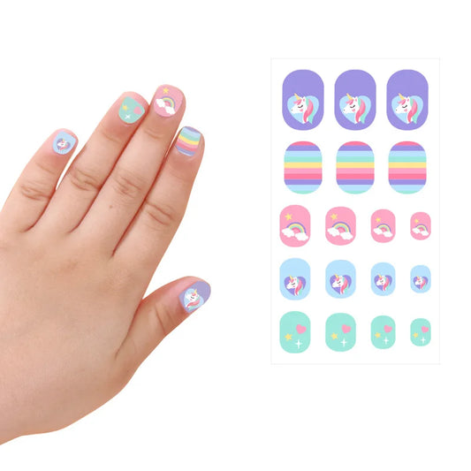 Kinder-Nagelsticker – DIY Cartoon Sticker für Mädchen & Nail Art