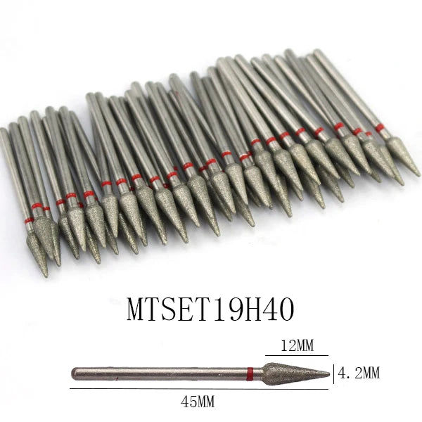 50x Diamant-Fräser für Nagelstudio – Bit-Set zur Nagelhaut- & Hornhautentfernung