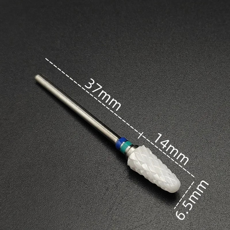 Karbide-Fräserbit (Keramikbeschichtung) – Für Gelentfernung & Feinschliff (3/32", E-Feile)