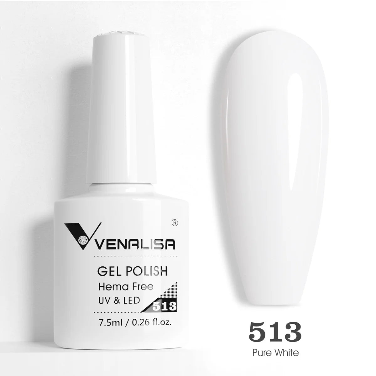 Venalisa HEMA-FREE Gel-Lack – 7,5 ml – French, Nude & Glitzer-Kollektion