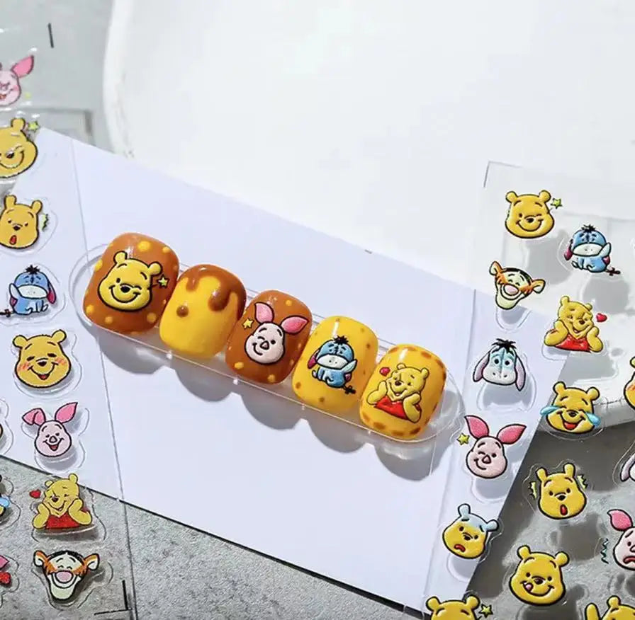 Disney 5D Nail Sticker – Zootopia & Mickey Motive für kreative Nail Art