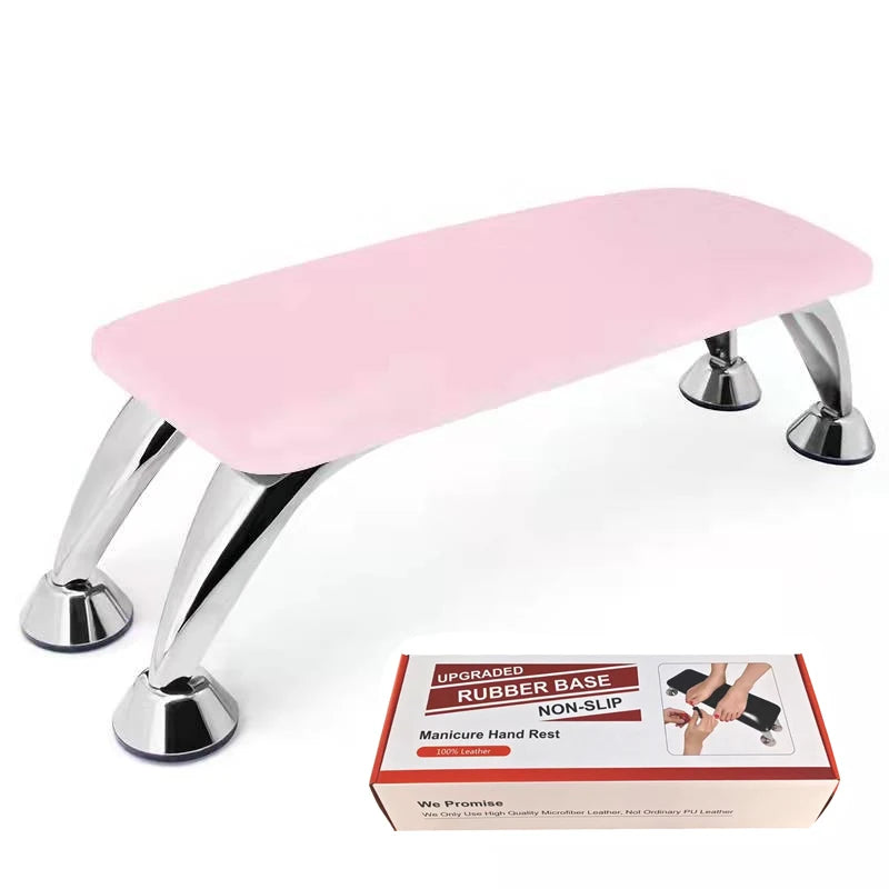 Manikürekissen mit Matte & Zubehör – Kunstleder, waschbar, Komplettset für Nail Art