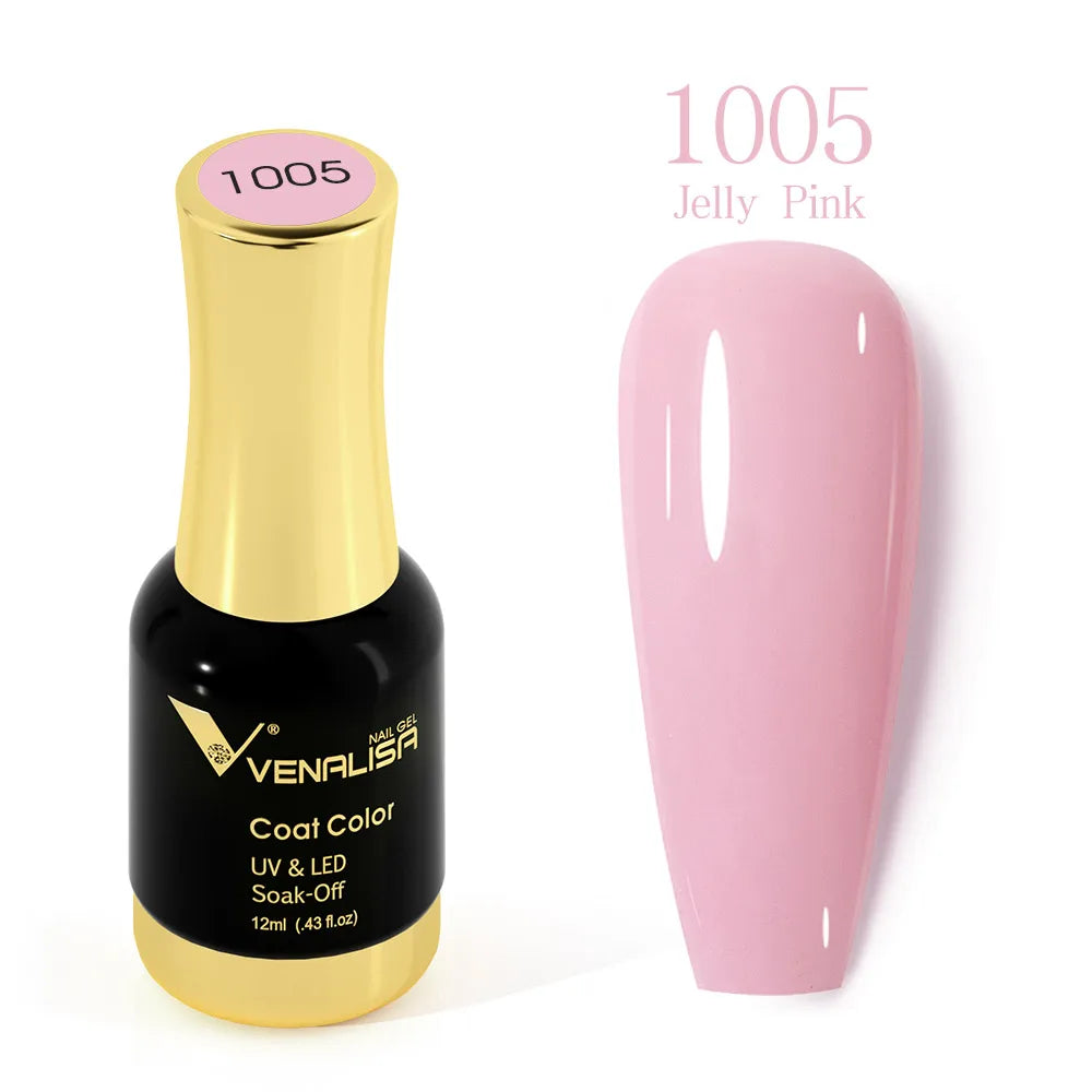VENALISA Crystal UV Gel 12ml – French Nails, Glitzer, Pearl, HEMA-frei 1. Kollektion