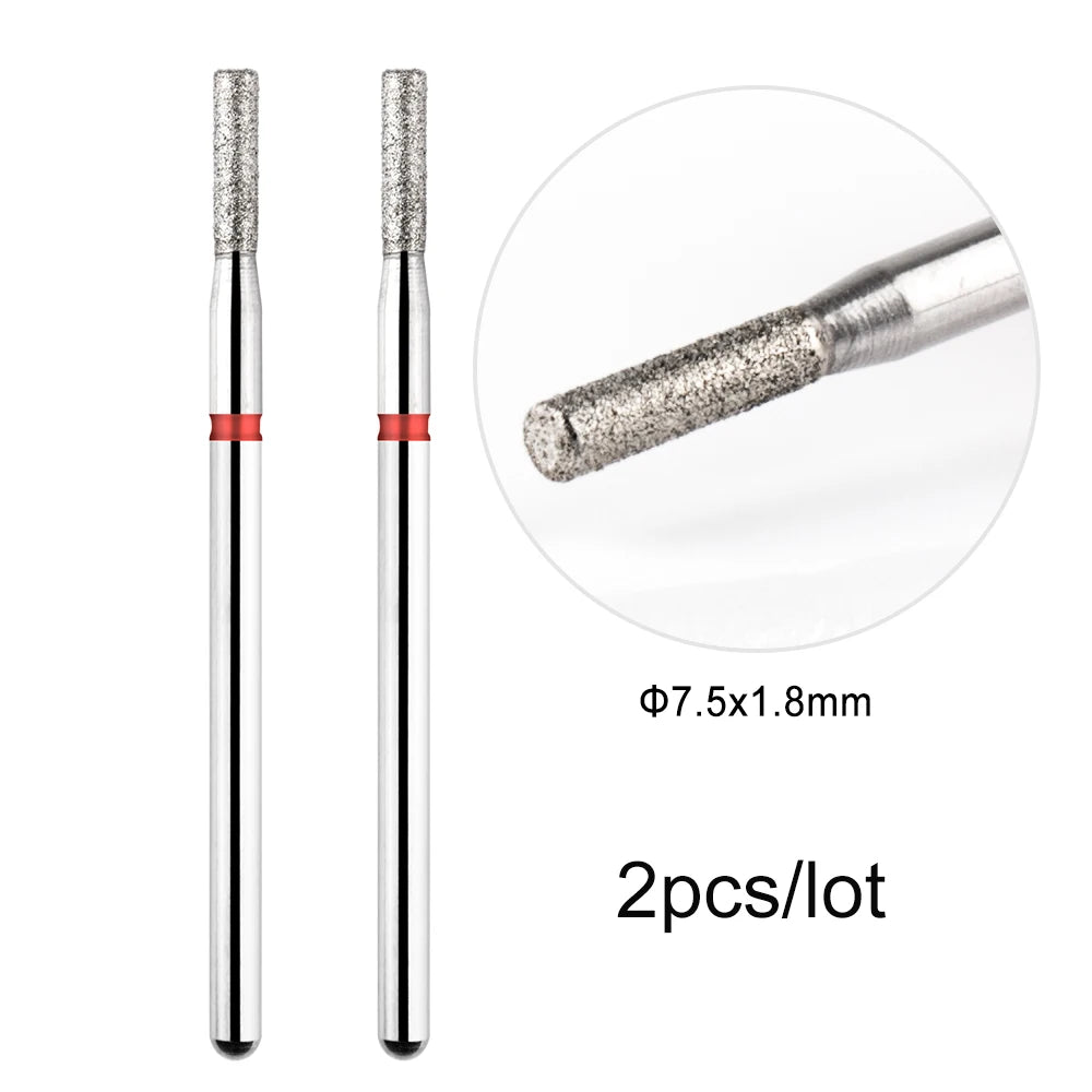 MOWOT Diamant-Fräser – 2er-Set für elektrische Nagelfräser, für Maniküre & Nagelhautpflege
