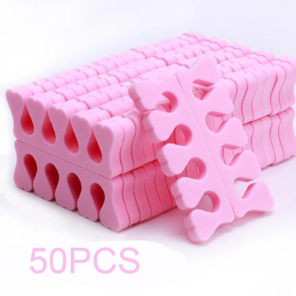 50/100 Stück Zehentrenner – Weiche Schwamm-Pads für Pediküre & Maniküre