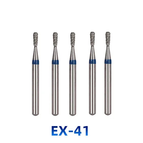 AZDENT Dental Diamantbohrer – 5 Stück, FG 1.6 mm, Medium für Turbine/High-Speed-Handstück 2