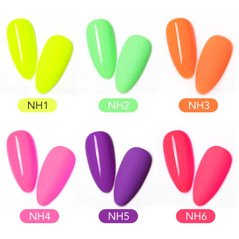 Venalisa GDCOCO Gel-Lack – 7,5 ml – Neon Sommerfarben, volle Deckkraft