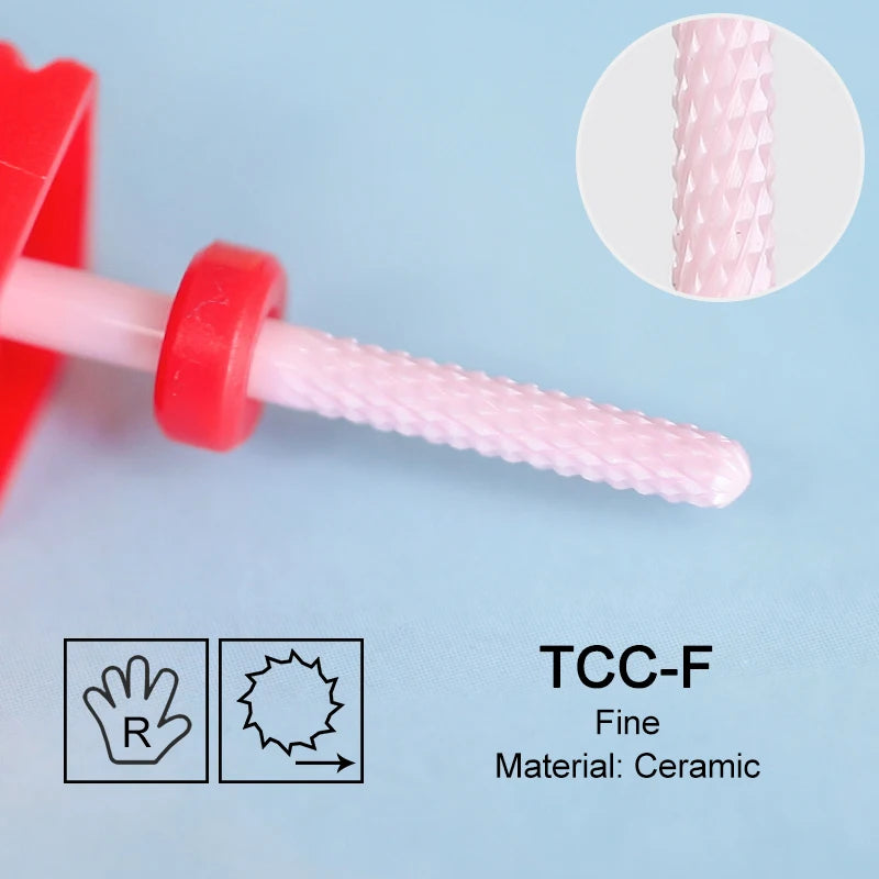 Keramik Fräser Rosa – Einzelstück, Verschiedene Formen für E-Feile & Maniküre