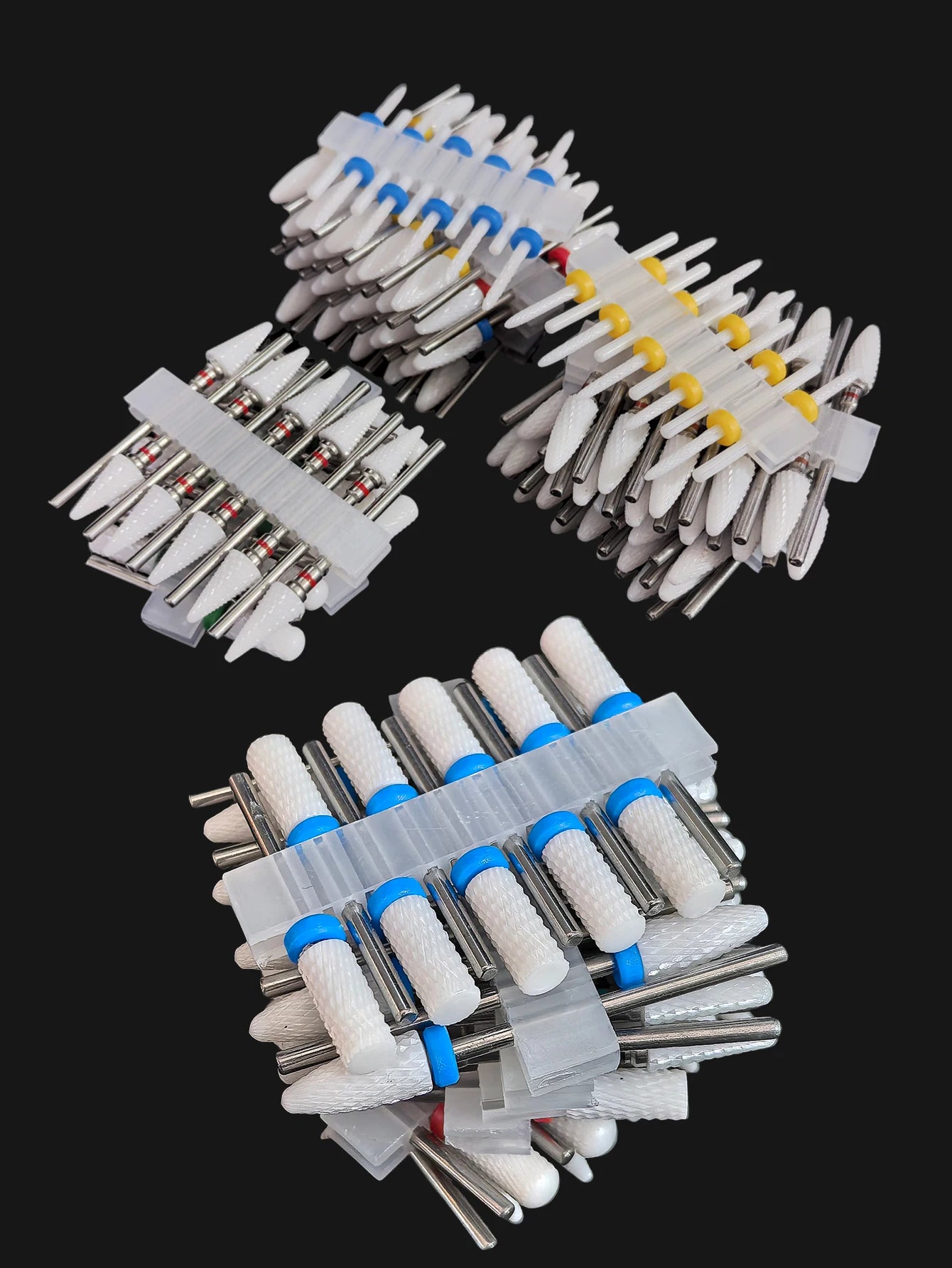 Keramik Fräser-Set – 10-tlg. für elektrische Nagelfräser, Maniküre & Pediküre