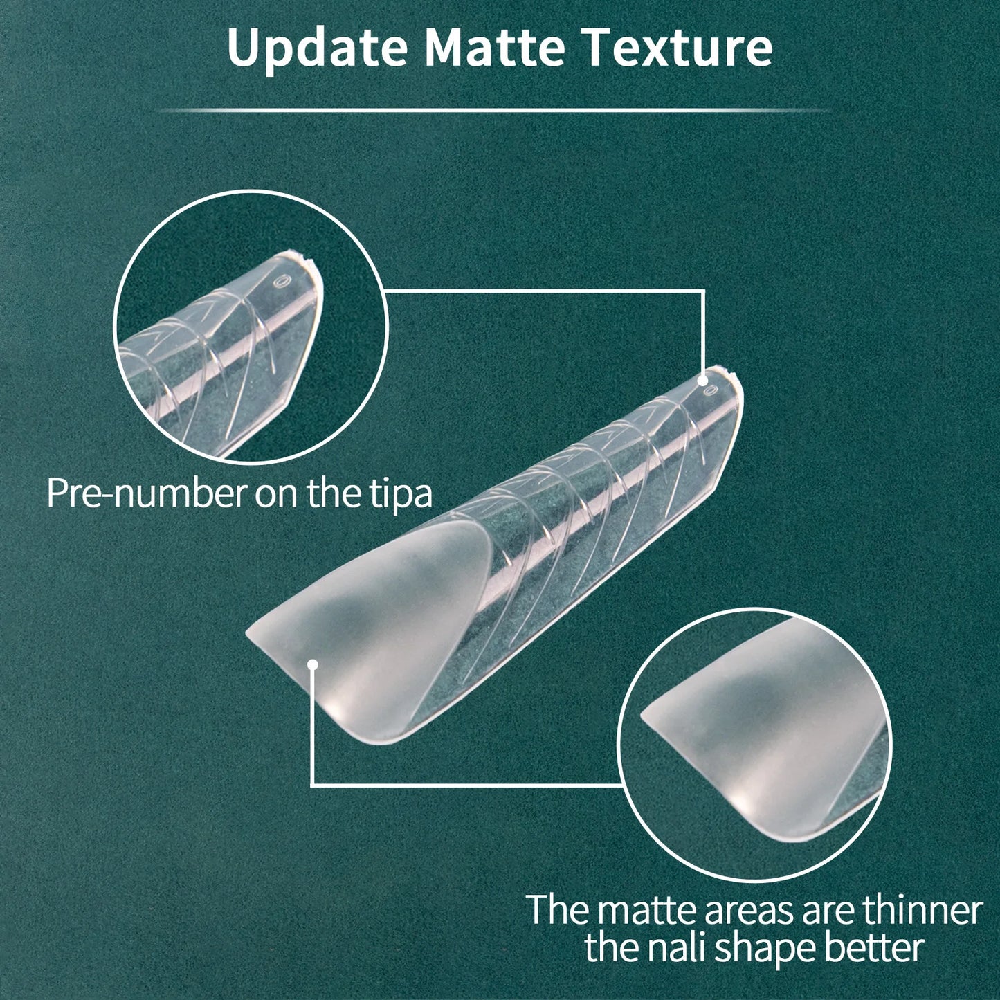 Nailpop Duet System Dual Form Set – Wiederverwendbare Formen für French Maniküre, Square & Almond Shape