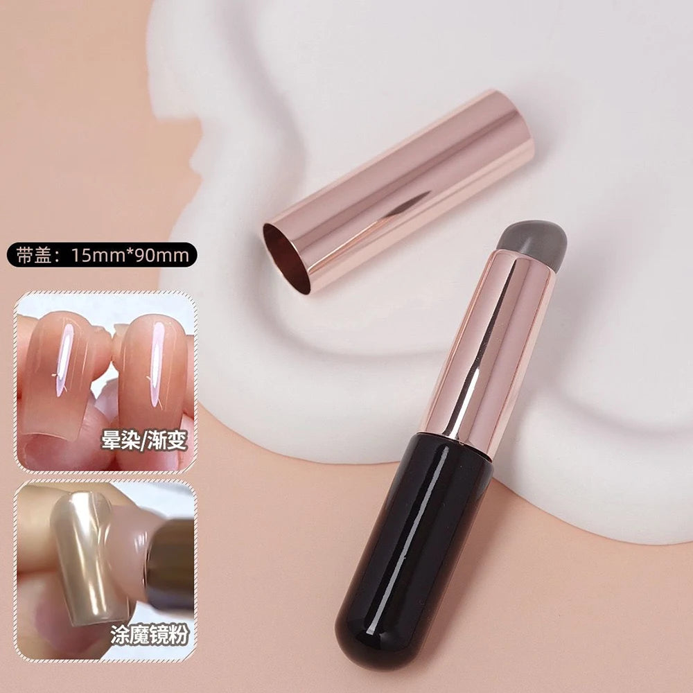 Silikonpinsel für Ombre & Chrome Powder – Wiederverwendbar & Präzise