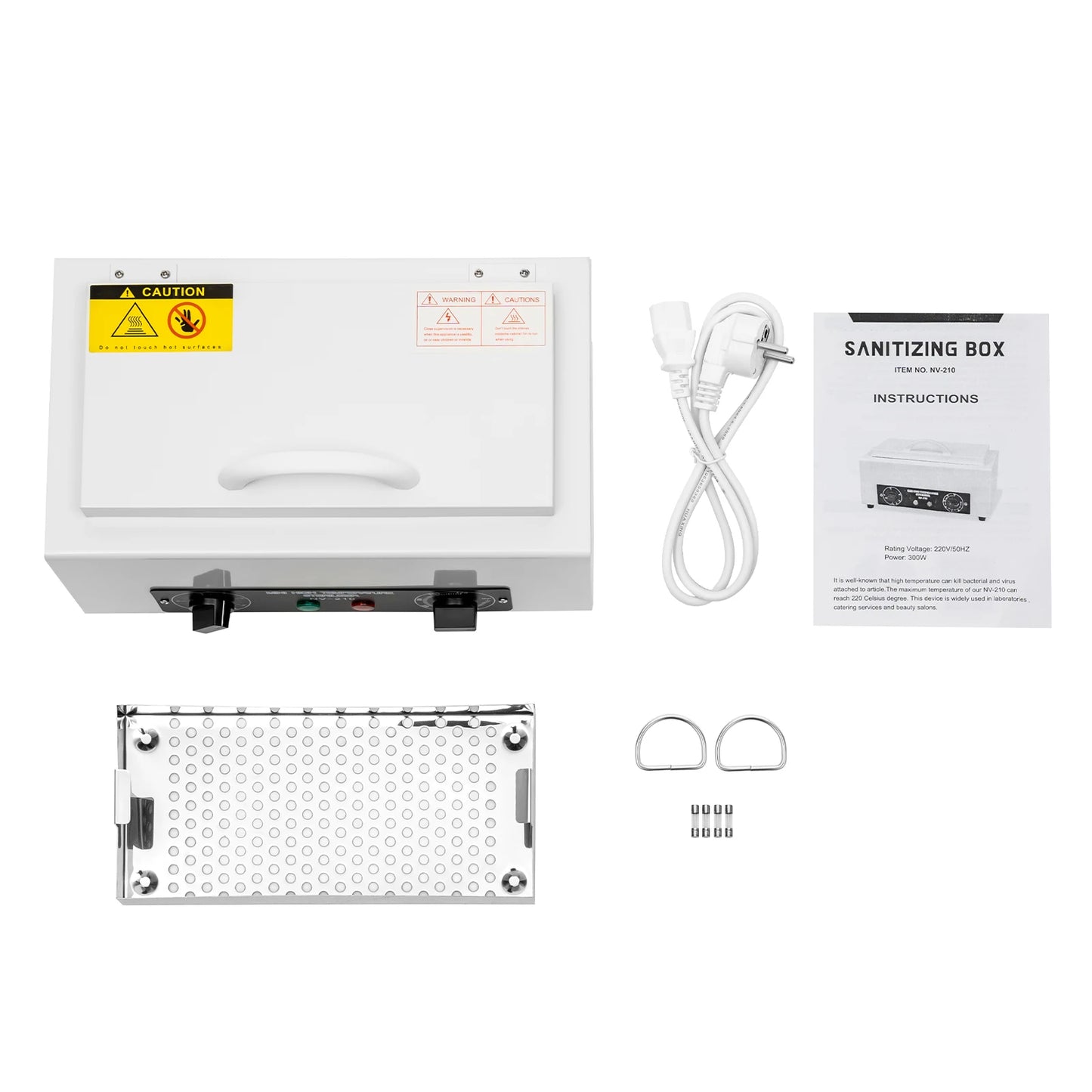Heißluft-Sterilisator 300W – 50–220 °C | Für Nagelstudio & Kosmetik