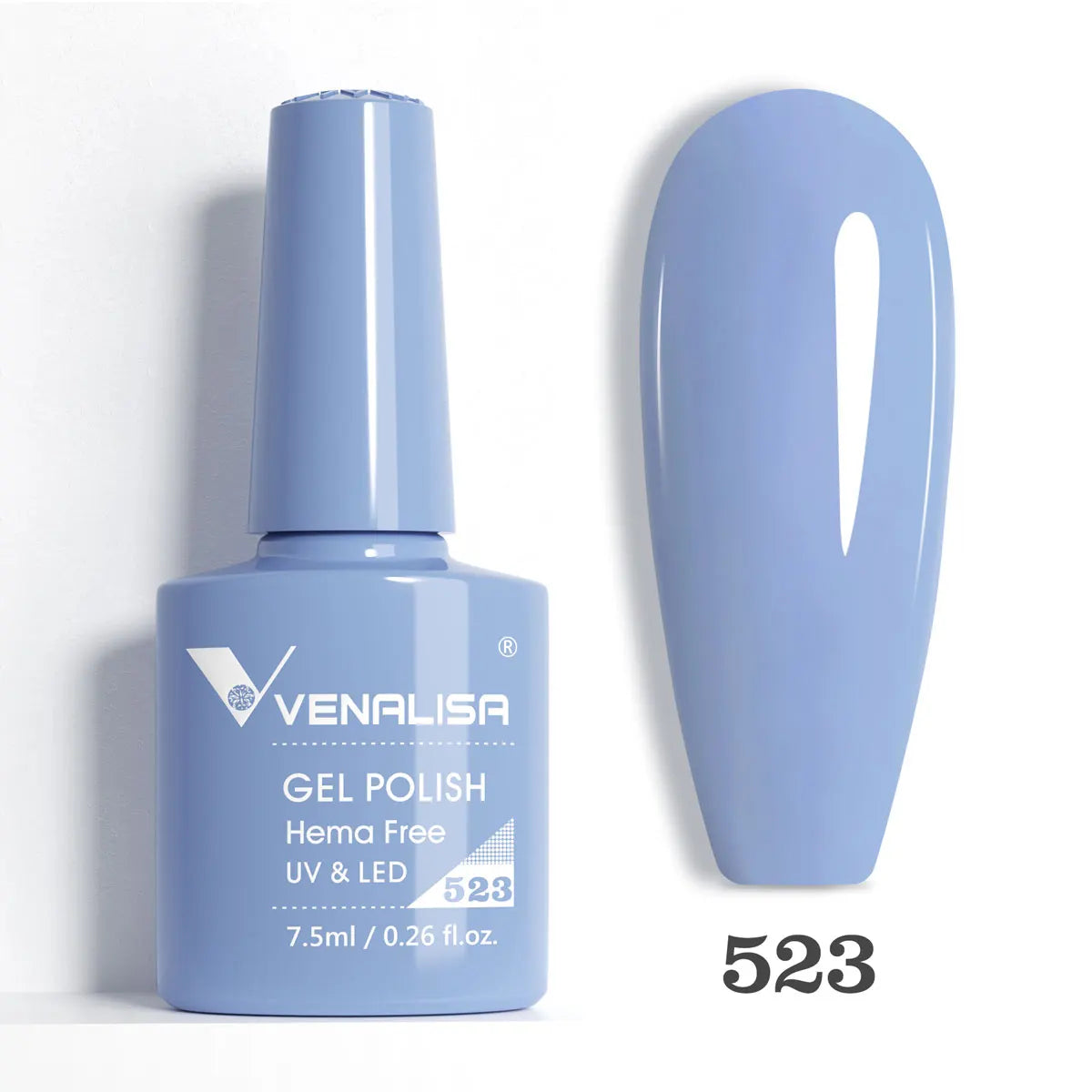 Venalisa HEMA-FREE Gel-Lack – 7,5 ml – French, Nude & Glitzer-Kollektion