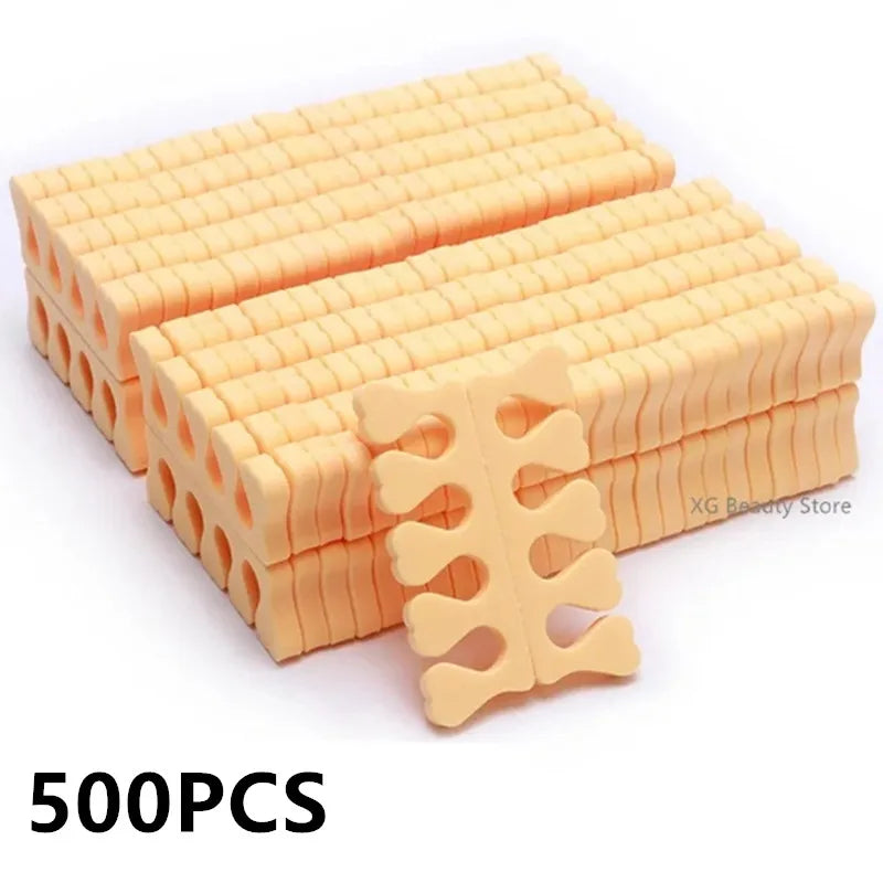 100/200/500 Stück Zehentrenner – Weiche Schwamm-Pads für Pediküre & Maniküre
