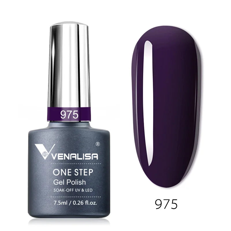 Venalisa 3-in-1 Gel Polish – 7,5ml One Step UV/LED Gel, Ohne Base & Top