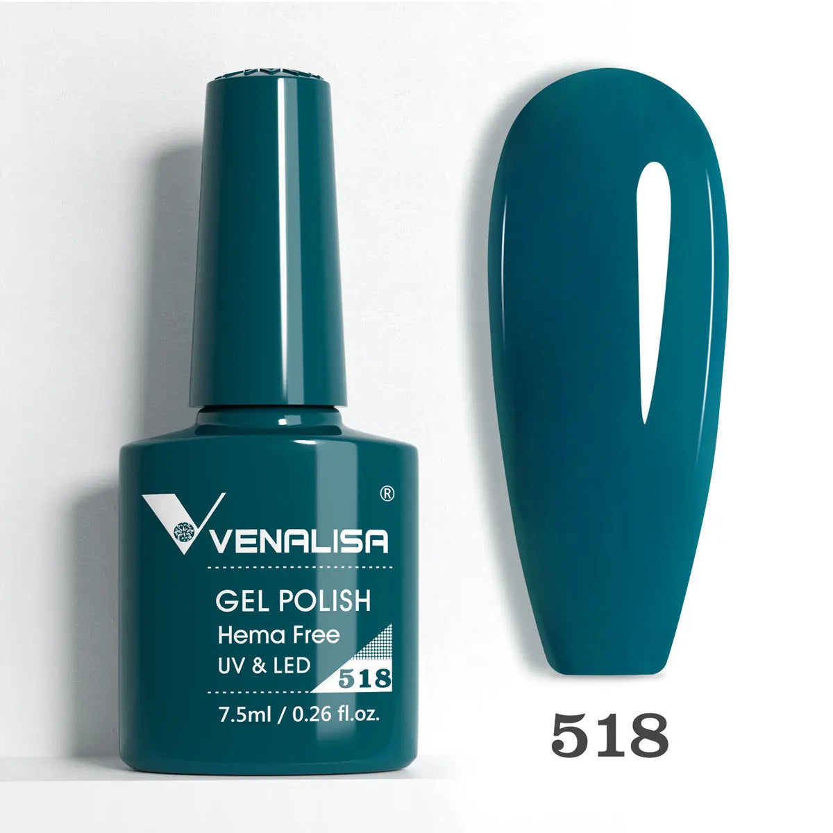 Venalisa HEMA-FREE Gel-Lack – 7,5 ml – French, Nude & Glitzer-Kollektion