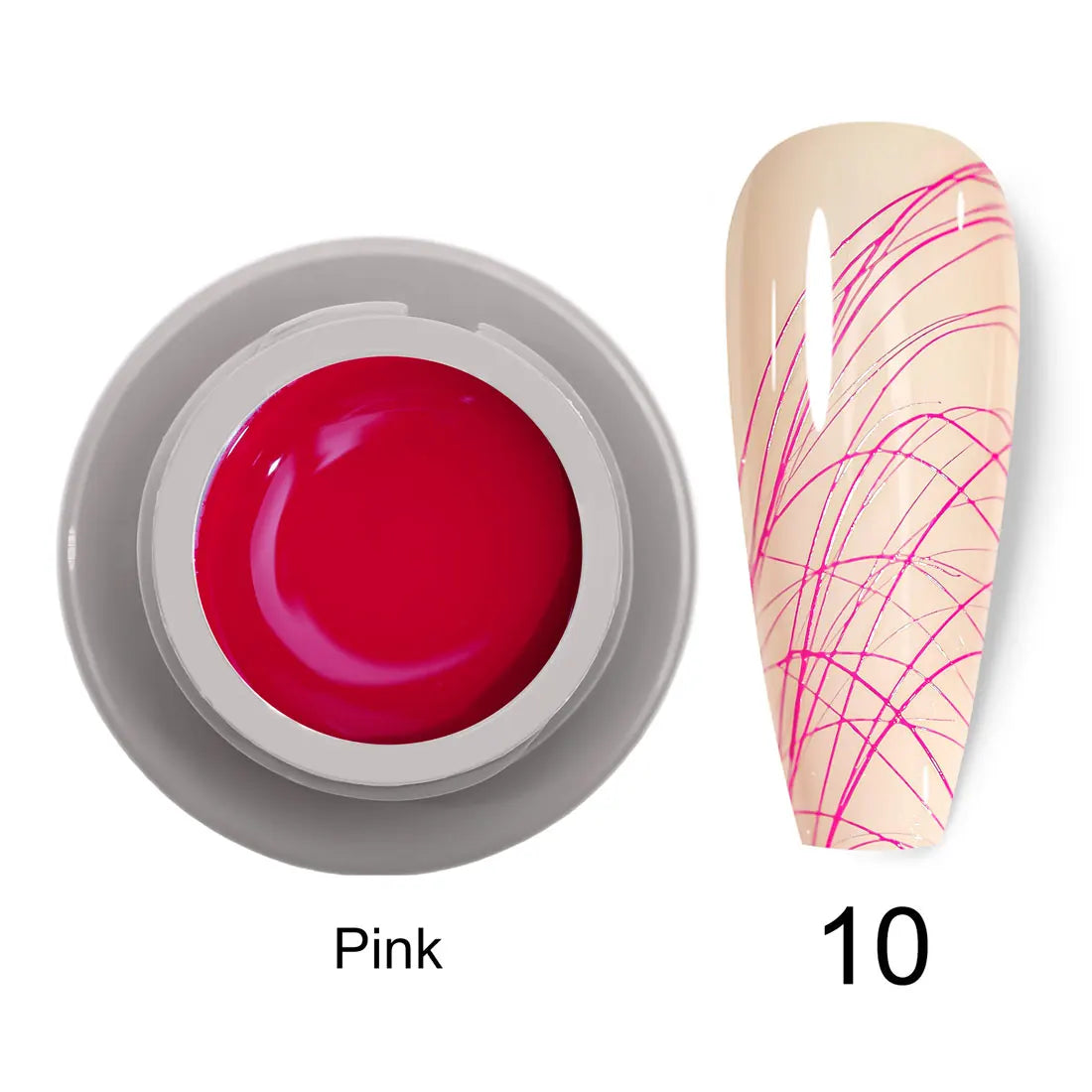 Venalisa Spider Gel – 8ml UV/LED Gel für Nail Art, 12 Farben