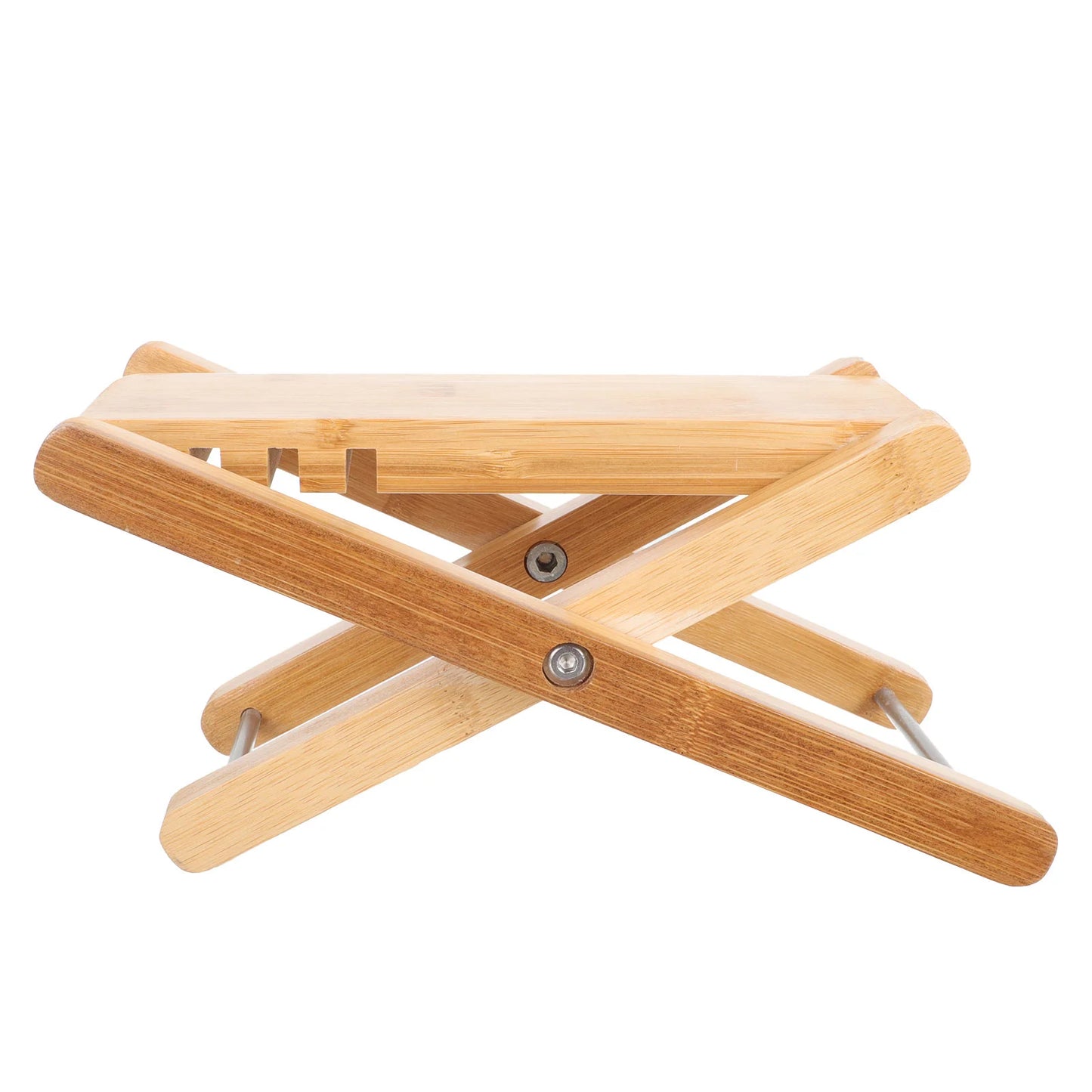 Verstellbare Fußstütze für Pediküre – Holz