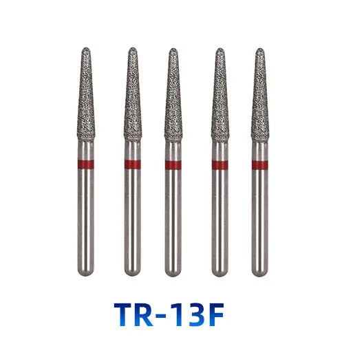 AZDENT Dental Diamantbohrer – 5 Stück, FG 1.6 mm, Medium für Turbine/High-Speed-Handstück 2