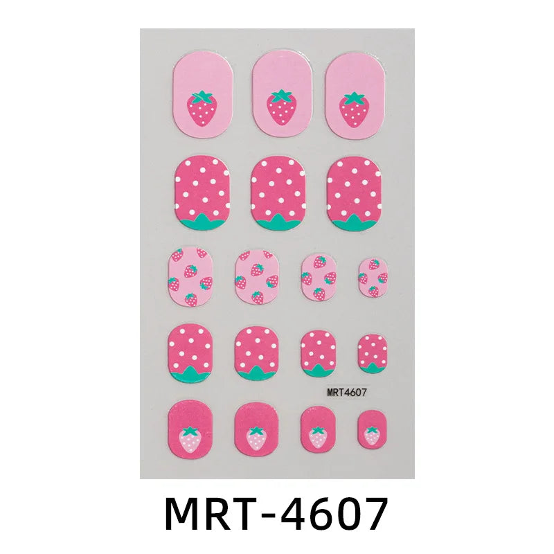 Kinder-Nagelsticker – DIY Cartoon Sticker für Mädchen & Nail Art