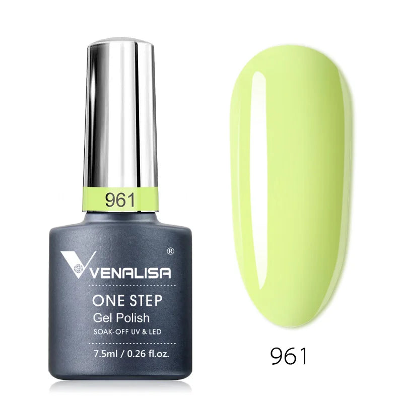 Venalisa 3-in-1 Gel Polish – 7,5ml One Step UV/LED Gel, Ohne Base & Top