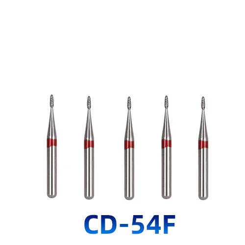 AZDENT Dental Diamantbohrer – 5 Stück, FG 1.6 mm, Medium für Turbine/High-Speed-Handstück 2