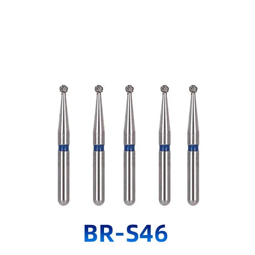 AZDENT Dental Diamantbohrer – 5 Stück, FG 1.6 mm, Medium für Turbine/High-Speed-Handstück 2