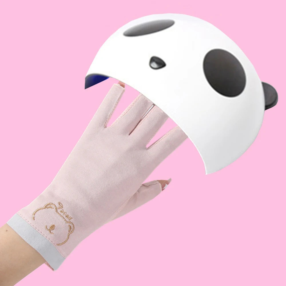 UV-Schutz Handschuhe für Maniküre – 1 Paar | Fingerlos