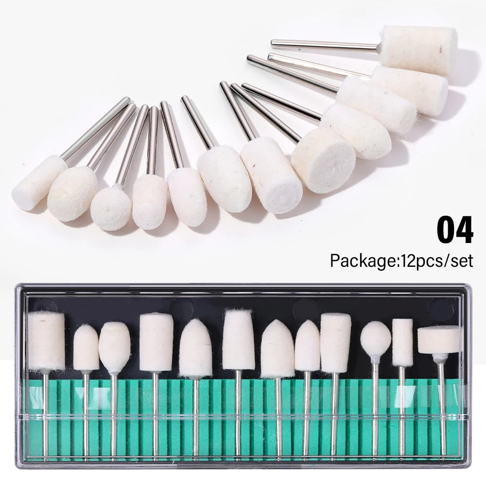 Elektrisches Nagelfräser-Set 6-in-1 – Tragbare Nagelfeile & Poliergerät inkl. Aufsätze & Bits